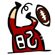 American football Sticker