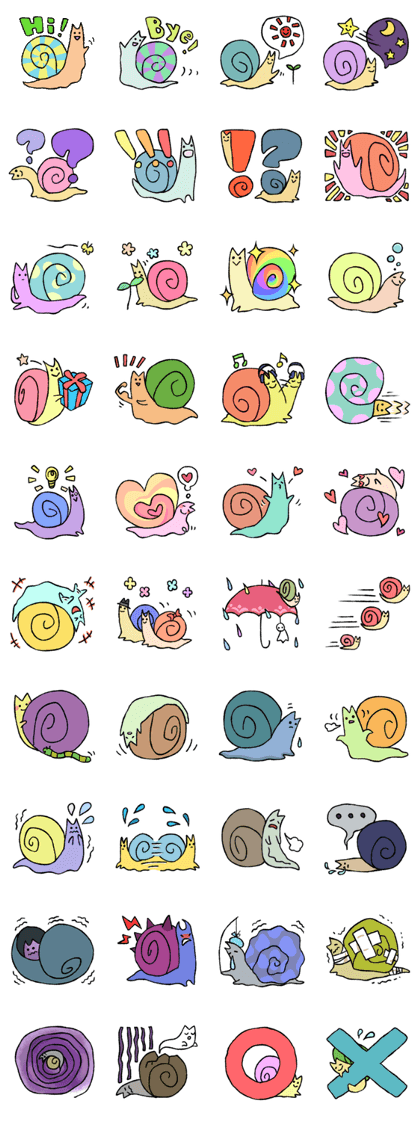 Feeling of snails