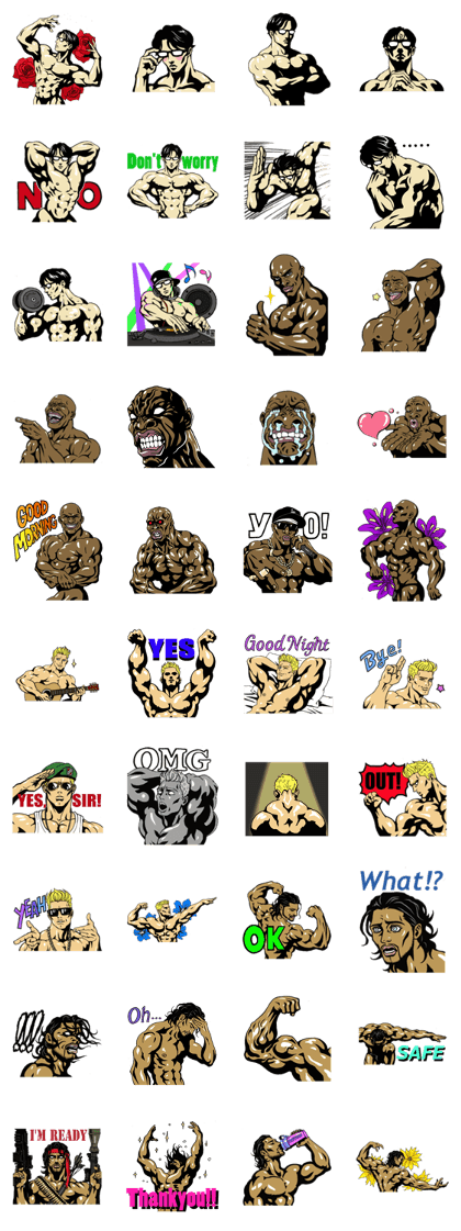 Macho man Stickers