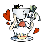 mysterious head Sticker