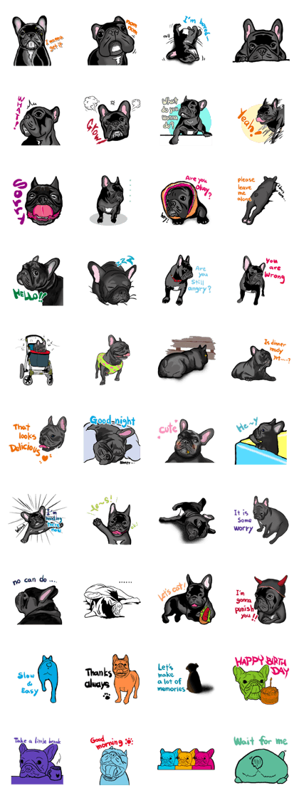 french bulldog's TOYkun English version
