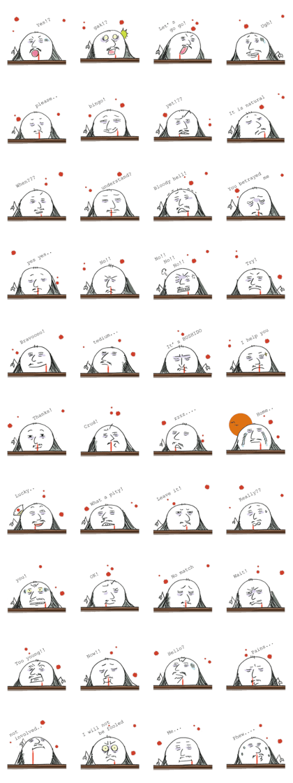SAMURAI HEAD "Ochimusha-kun" 2 Eng ver