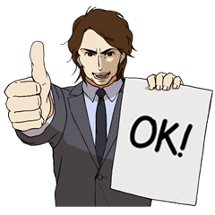 イケメンサラリーマンスタンプ 英語版 Line スタンプ Line Store