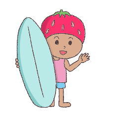 Strawberry Surfer