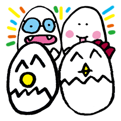 Funny Egg Characters