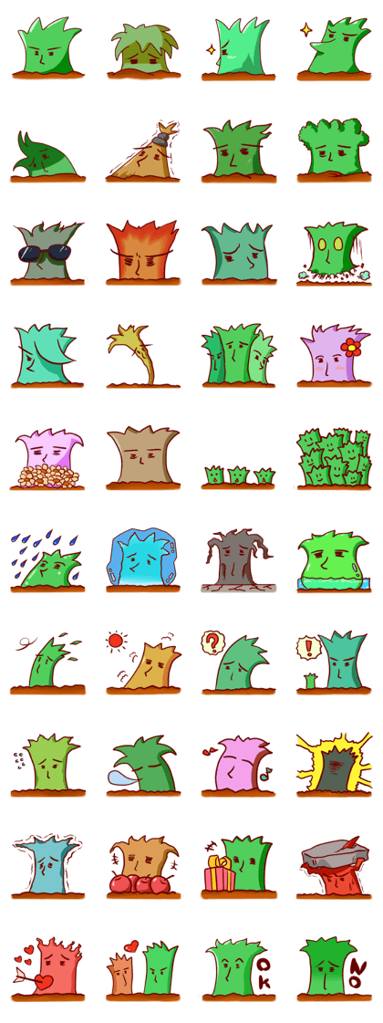 Grass[Ken] Sticker