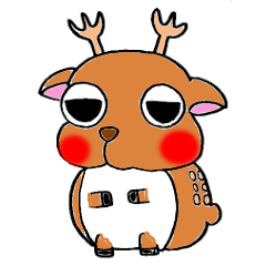 A deer's sticker