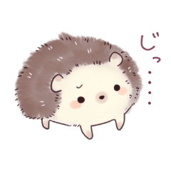 A relaxed and cute hedgehog