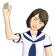 Takae of the Japanese girl student