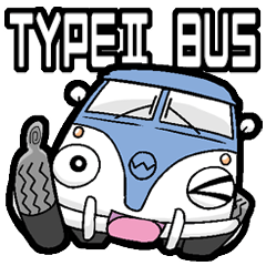 TYPE2 BUS (Blue&White)