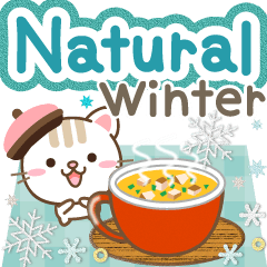 Natural cat, winter natural english
