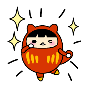 Kitty Cat Daruma
