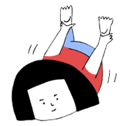 Sticker of yoga