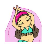 I'd like to learn a belly dance.
