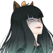 Girls of fox and raccoon dog