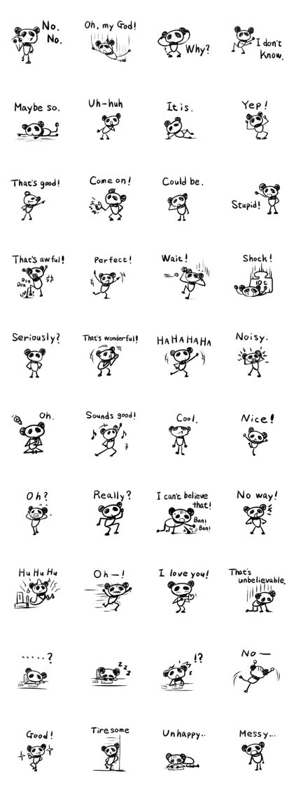 Panda Y Supportive response