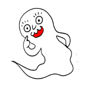 It is a ghost and a talk.