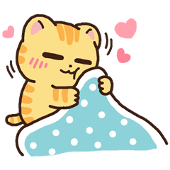 Mikan in love with blanket
