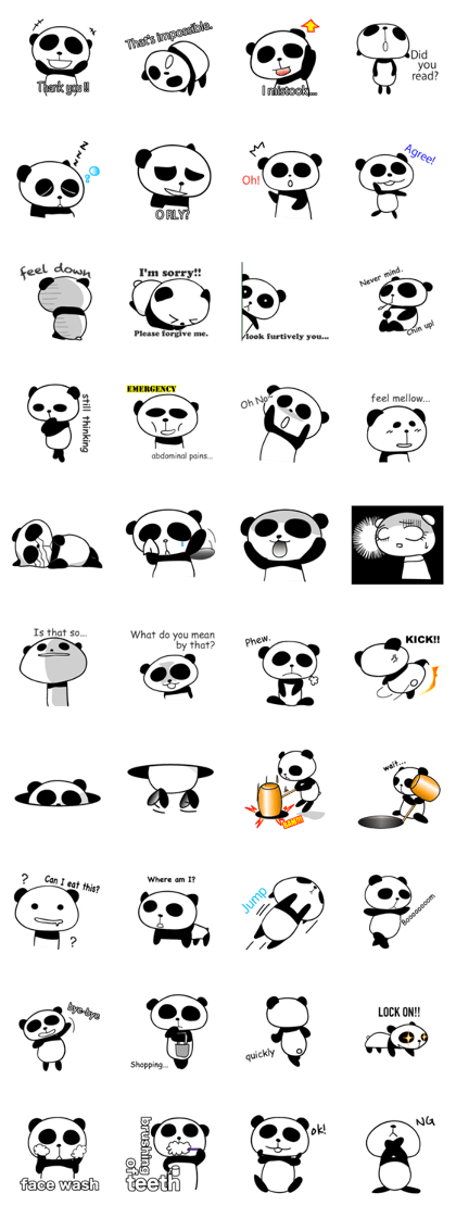 Tiny Pandas2 (English ver.)