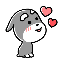 Cuddly mascot "Momo"