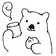 Polar bear enjoy winter