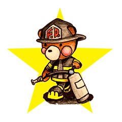 firefighter(bear)English version