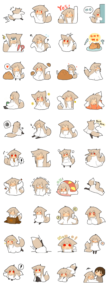 Fox girl Kohakusan