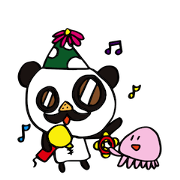 LINE sticker by Panda Alien.