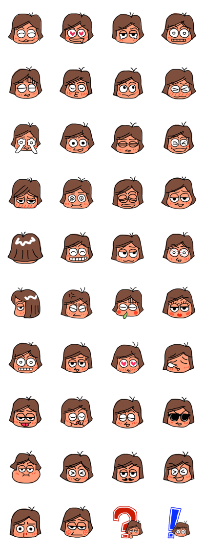 "Dopey Umechan" Funny Faces