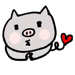 Kagoshima Pig's Sticker