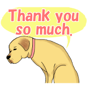 Labrador sticker of the dog lover MARI