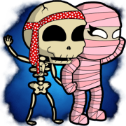 Spooky Skully and Mimi Mummy!