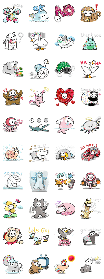 Little Lanky The Spiky Animals