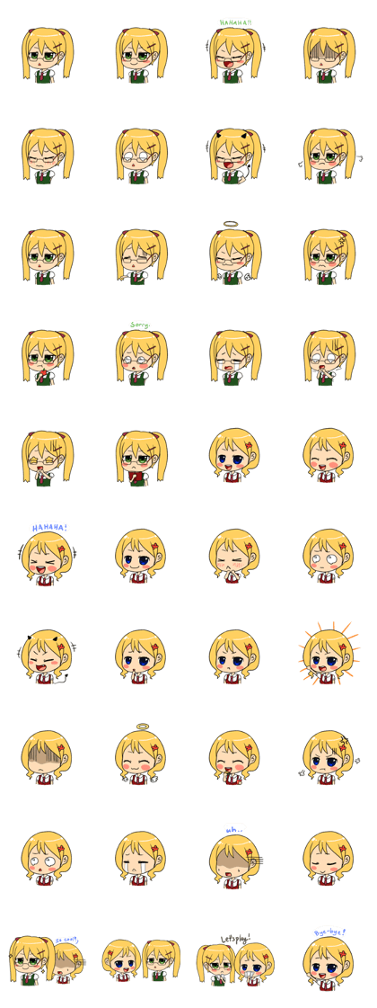 Chibi Style Girls - (ENG)