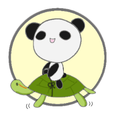 Panda S Panda Sometimes Turtle Line Stickers Line Store