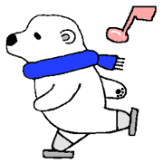 The Figure Skating Polar Bear
