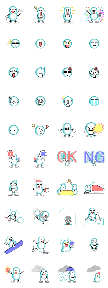 Snowman Sticker