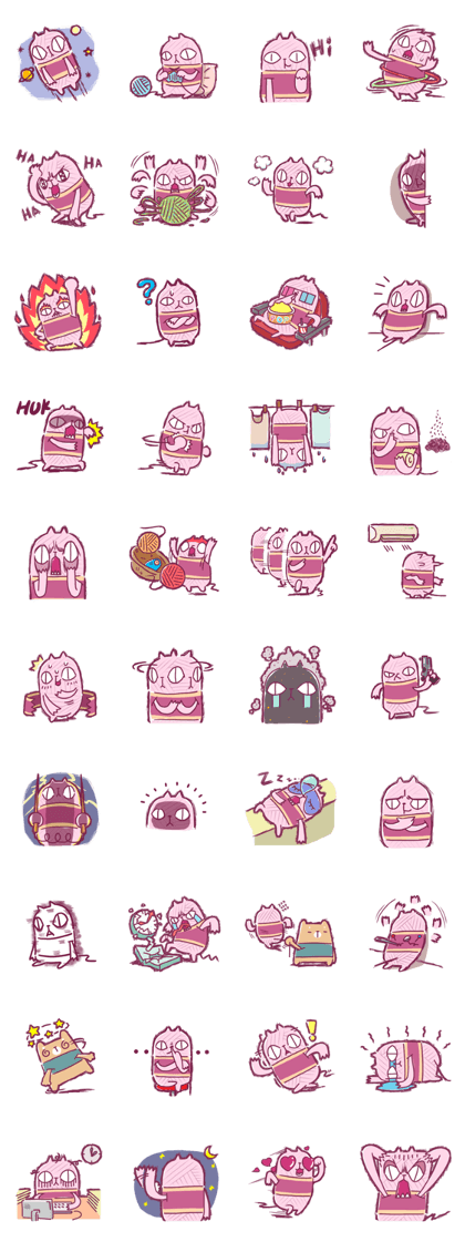Yarn cat Mi-yarn