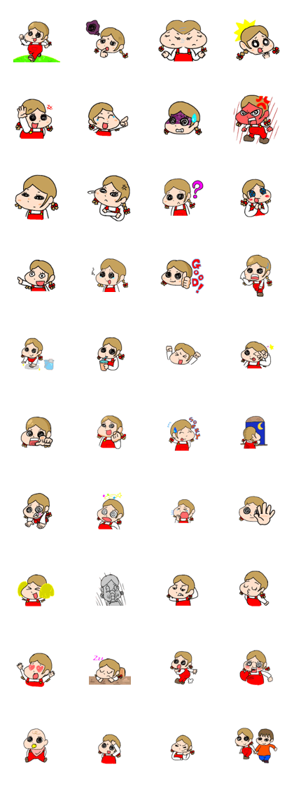 Kurukuru-chan Sticker