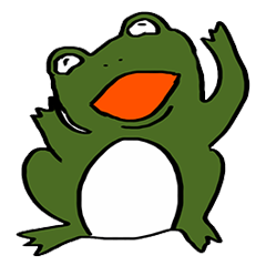 Green Frog form japan
