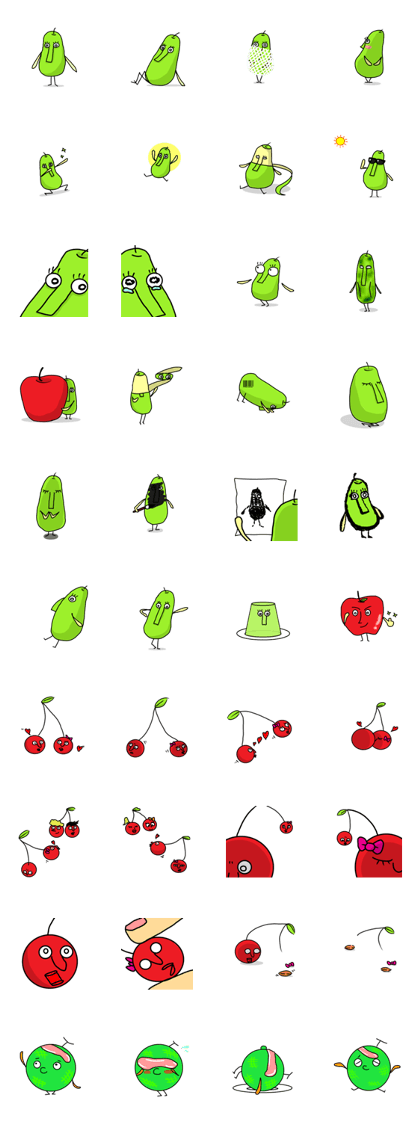 Pear Sticker