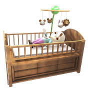 Funky baby 3D sticker