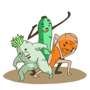 Vegetables gentleman