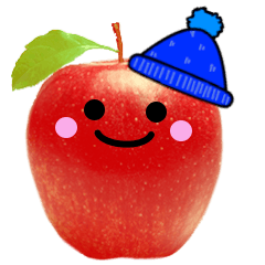 Object stamp- Furit Apple Winter