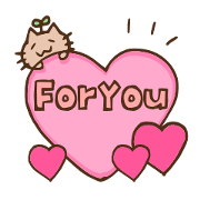 Celebration sticker of nyannta