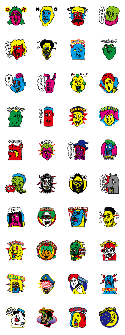 POP&COMICAL STICKER