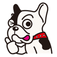 犬種別スタンプ⑤ フレンチブルドッグ