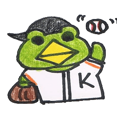 可愛的青蛙KEROMICHI-AN棒球