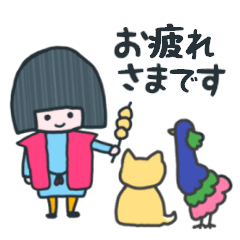 [Old tale Series]Momotaro-chan Sticker