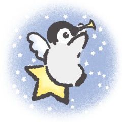 Emperor Penguin's Winter Sticker